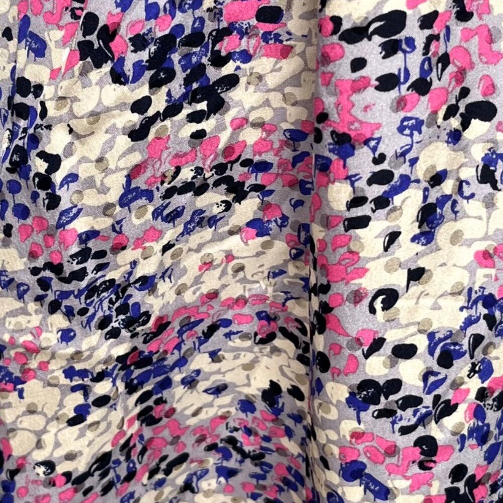 Yumi Kim Silk Splattered Dots Spaghetti Strap V-Neck Dress Size Small - Picture 4 of 5